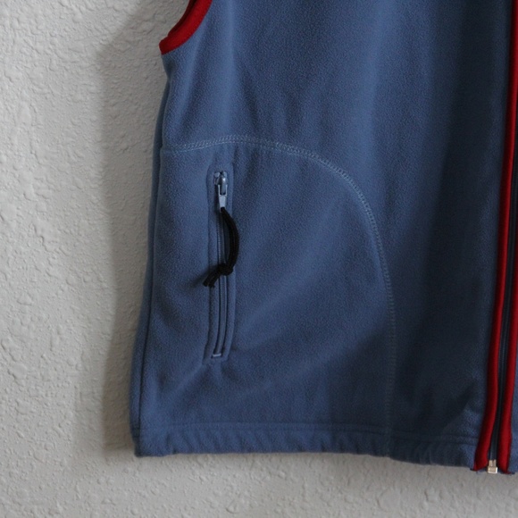 Fleece Zip Up Vest - Men’s L - Drawstring Waist - Picture 3 of 7